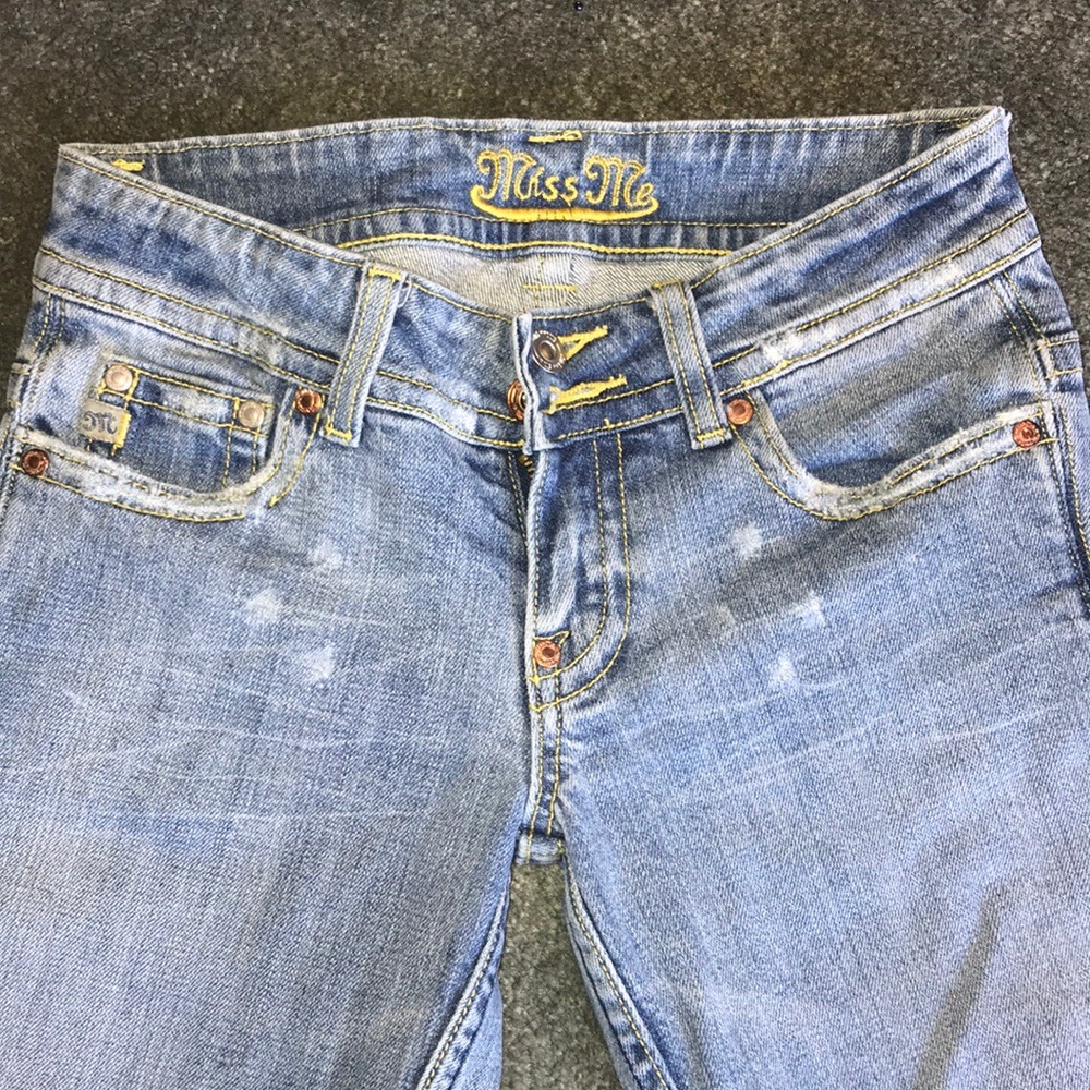Miss Me Light Blue Flared Women's Jeans - Picture 3 of 8